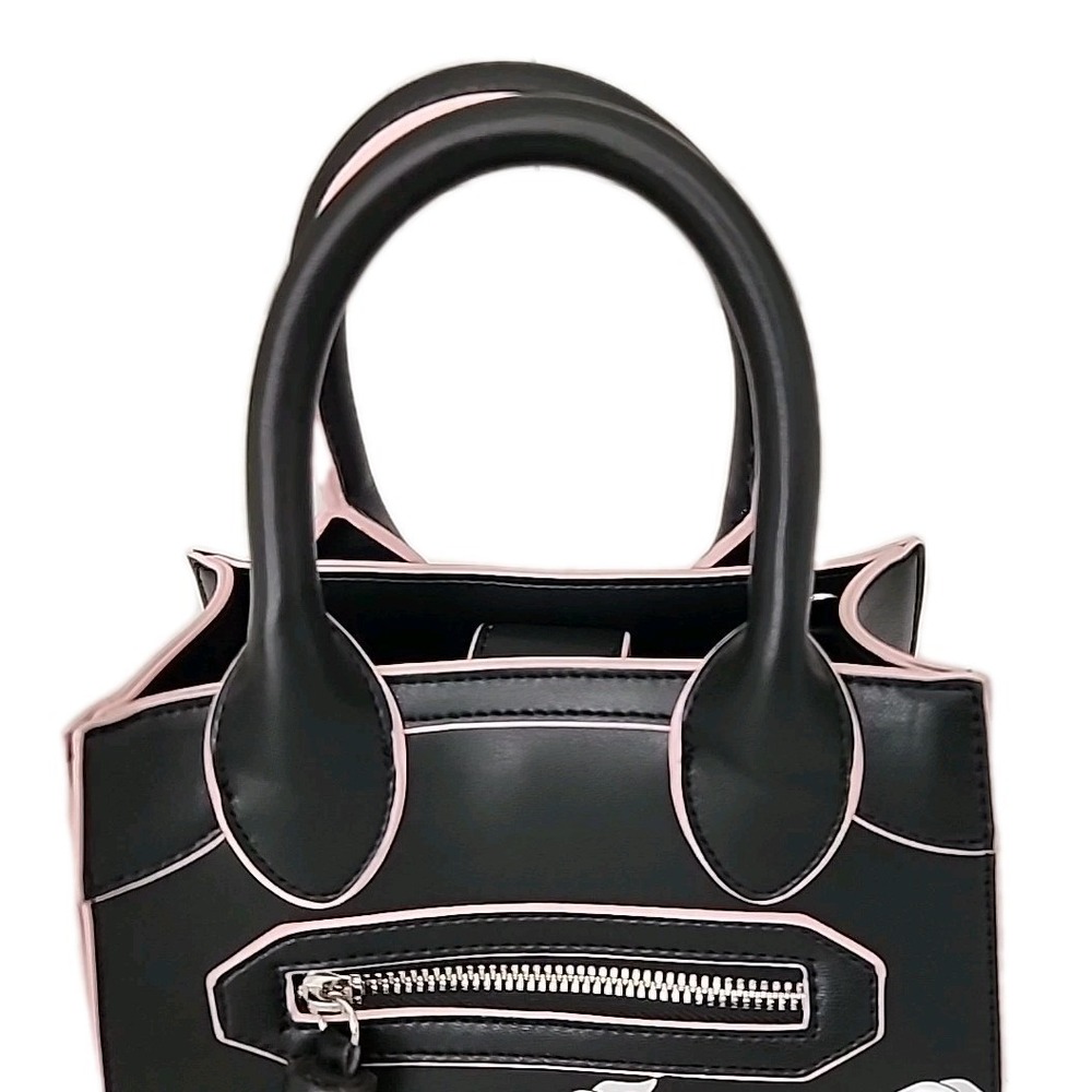 New Skinnydip London Disney x 101 Dalmatians Mini Satchel Crossbody Bag Blk/Pink - Picture 3 of 13
